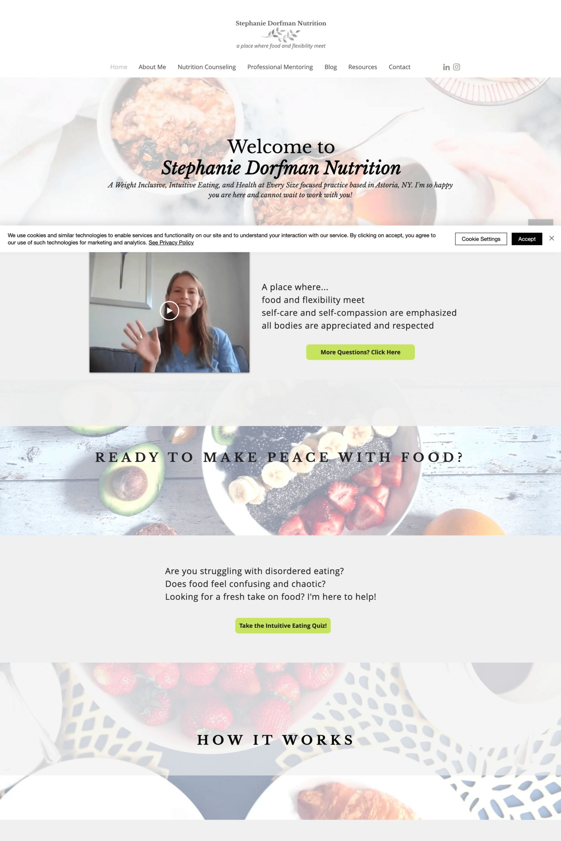 stephanie dorfman dietitian website