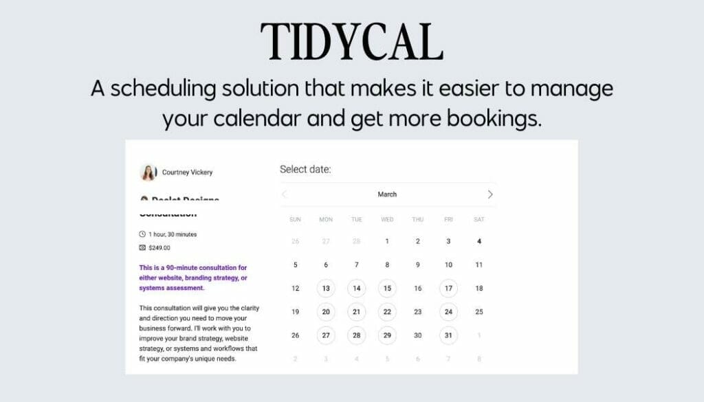 tidycal is great for private practice scheduling
