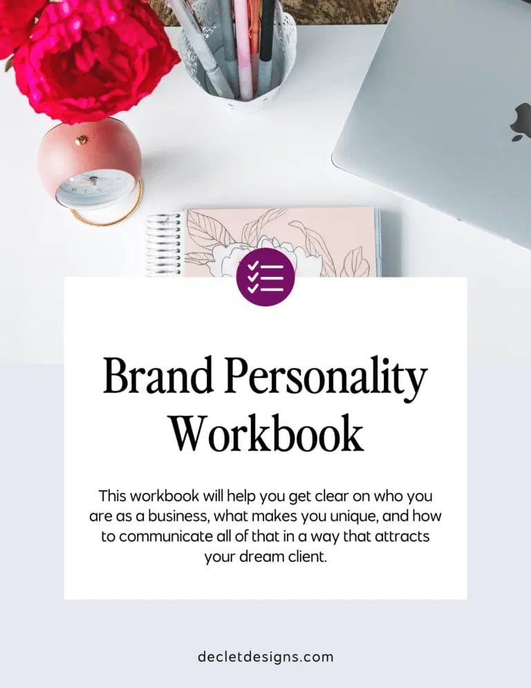 free brand personality workbook