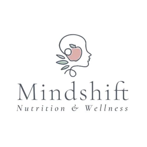 mindshift dietitian logo website design
