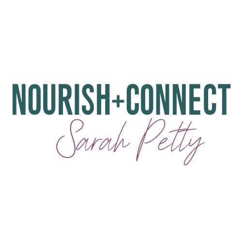 nourish and connect logo branding