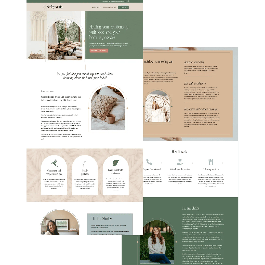 Building a Brand That Heals: How I Created Shelby Santin’s Complete Brand Identity and Website