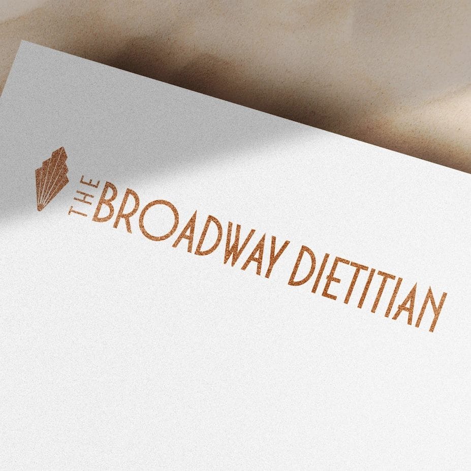 broadway dietitian branding