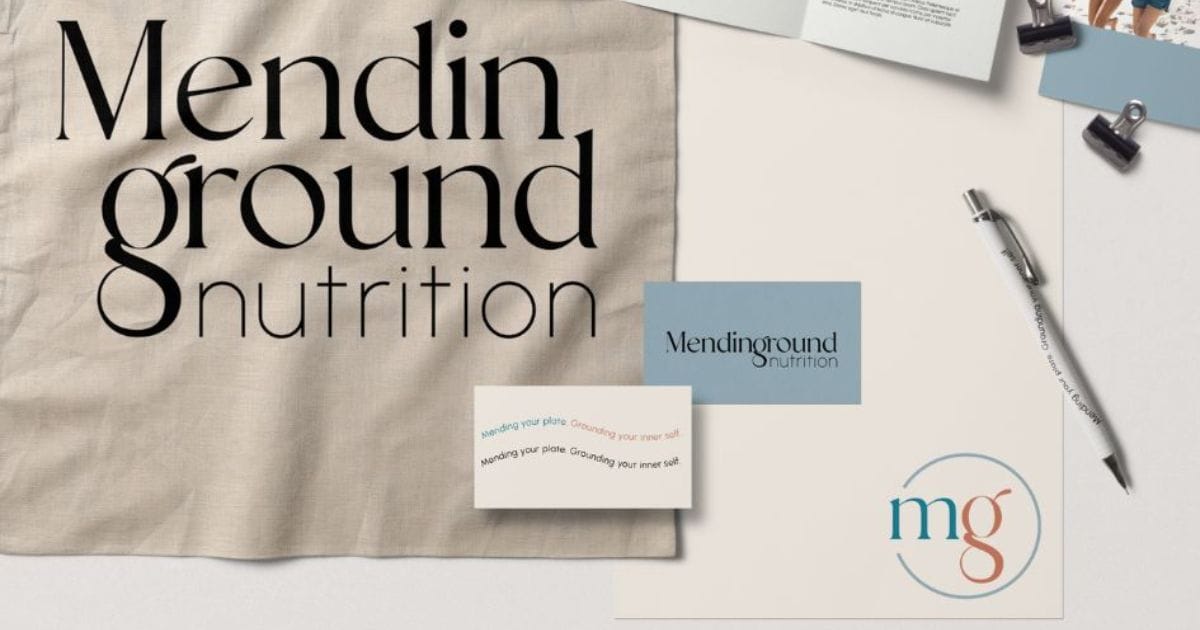 mendinground website and brand for dietiitan private practice