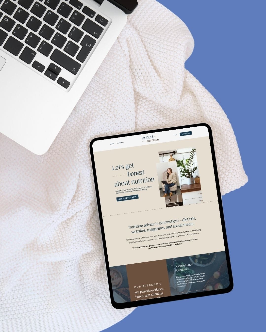 starter brand and website for dietitians