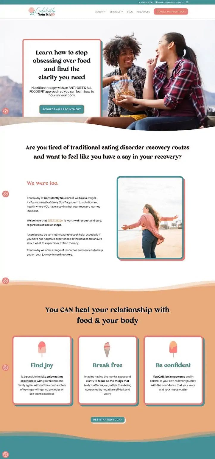 declet designs websites for dietitians14